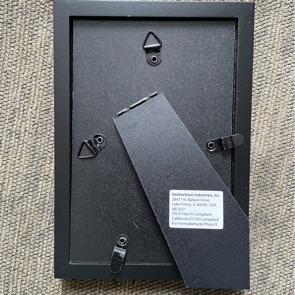 NWT Mainstays 4x6 inch Black 0.5" Gallery Wall Picture Frame - Picture 7 of 8